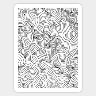 Line Pattern III, Digital Drawing Magnet